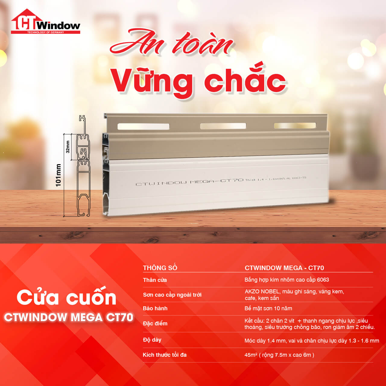 Cửa cuốn của CTWINDOW